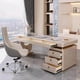 thumbnail image 5 of Luxury Studio Office Desk Executive Study Computer Art Writing Monitor Office Desk Work Mesa Escritorio Italian Furniture My Lux Decor Round, 5 of 9