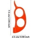 thumbnail image 2 of 20 Pcs Orange Citrus Peelers Plastic Fruit Peeler Citrus Remover Lemon Skin, 2 of 5