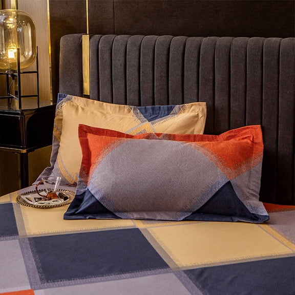 PEONAVET Pillow Cover Queen Size, Cotton Pillow Core Isolation Pillow Cover Hotel Protective Cover Breathable Oil Proof Friendly Household Pillowcase