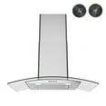 thumbnail image 1 of Streamline 30 in. Rosmini Ductless Wall Mount Range Hood in Brushed Stainless Steel with Baffle Filters, Push Button Control, LED Lights, 1 of 9