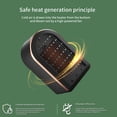 thumbnail image 4 of Dvkptbk Heater Fan , Circulation Heating Fan, 2 Patterns, 1200W Overheat Protection Small Floor for Home Office, 4 of 7