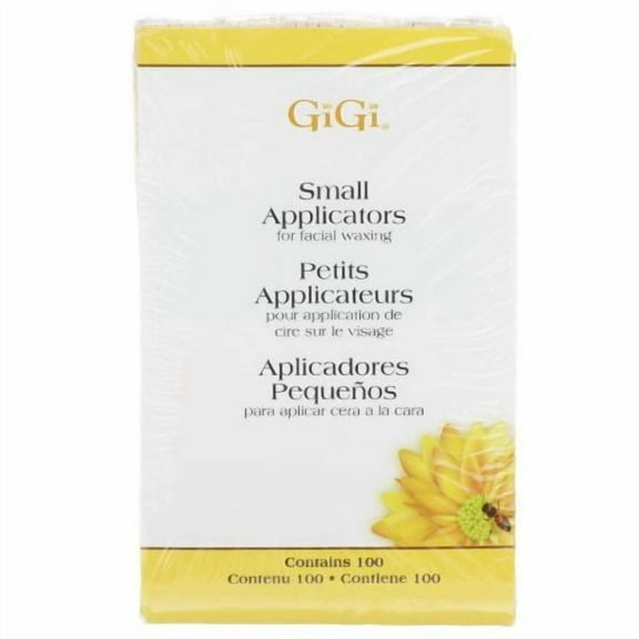 GiGi Small Wax Applicators for Facial Hair Waxing/Hair Removal, 100 pk