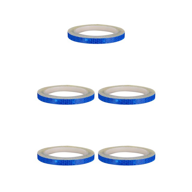 Scienceny Pegatina reflectante de 8M, cinta de advertencia luminosa para llanta, tira reflectora adhesiva para rueda de cuadro de bicicleta de motocicleta Type7 NO7 Scienceny CBP022187