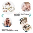 thumbnail image 4 of Aries Travel Portable Square Jewelry Stand - Earring Organizer, Earring Holder, and Jewelry Box - Suitable for Girls and Women, 4 of 6