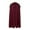 Red, variant on Gothic Men Cardigan With Padded Shoulder Cape Bead Curtain Chain Gear For Larp Outfit