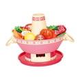 thumbnail image 3 of HILABEE Simulation Kitchen Playset Toy ,Pretend Play with Light Cooking Tools ,Learning Pink, 3 of 9
