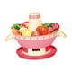 thumbnail image 3 of Juego de cocina de simulación con música y luz con accesorios de comida para aprender Rosado, 3 of 9