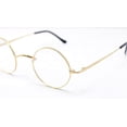thumbnail image 3 of Agstum Pure Titanium Retro Round Gold Eyeglasses Frame without Nose Pads, 3 of 4