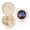 Pink, variant on Shark With USA Flag Print Portable Jewelry Box,Round Mini Leather Travel Jewelry Case,Small Travel Jewelry Organizer,Jewelry Holder for Ring Necklace Earring for Women Girls-White