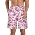 thumbnail image 1 of Balery Flower Butterfly Traje de Baño Estilo Hawaiano para Hombre, Shorts de Secado Rápido con Bolsillos-XX-Large, 1 of 6