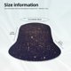 thumbnail image 3 of Balery Gold Black Glitter Sombreros para el sol para hombre y mujer, sombrero de pescador con UPF 50+, 3 of 6