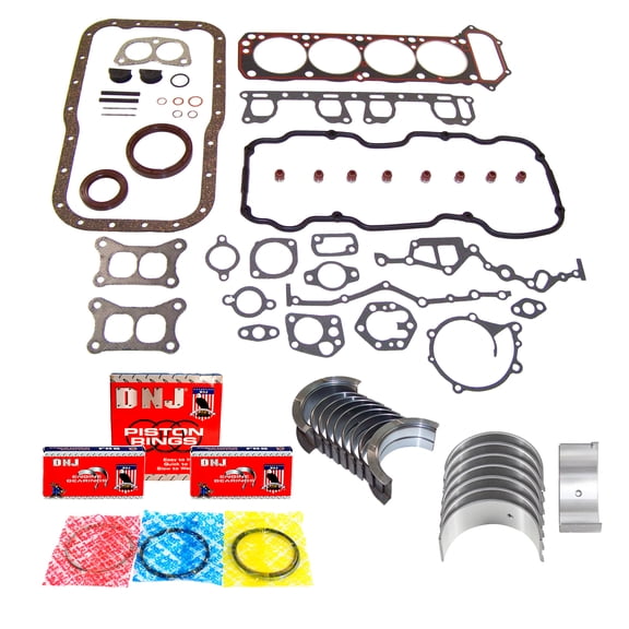 DNJ RRK602 Re-Ring Kits Set Fits Cars & Trucks 85-89 Nissan 2.4L SOHC