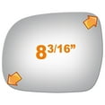thumbnail image 4 of Burco 4007 Driver Side Flat Replacement Mirror Glass for Toyota Sienna, 4 of 4
