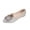 Silver, variant on Hurxie Women's Low Chunky Block Heels Rhinestone Pointed Toe Pumps Shoes Comfortable Dress Wedding Shoes Gold