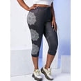 thumbnail image 2 of Tallas grandes de alta altura, estampado tribal, leggings Rosegal Leggings de talla grande, 2 of 5