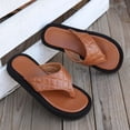 thumbnail image 5 of ibiyuan Cute Flip Flops for Women Thong Sandals Non- Woven Sole Slippers for Women Fashion Orthofeet Shoes for Women, 5 of 9