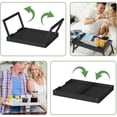 thumbnail image 6 of Bed Tray Table with Folding Legs, Bamboo Breakfast in Bed Tray for Eating, Kitchen Serving Trays, Folding Table for Sofa, Bed, Working, Used As Laptop Desk Snack Trays, Breakfast Trays, Bed Trays, 6 of 9