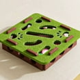 thumbnail image 5 of HUISZJ Cat Nail File Scratcher, Interactive Cat Nail File Scratcher Board with 3 Bell Balls, Cat Puzzle Maze Holes Toy for Scratching Hunting (Green), 5 of 10