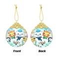 thumbnail image 3 of The Octonauts Glass Round Pendant Christmas Decoration Ornament For Christmas Tree, Home & Holiday Decor Gold, 3 of 7