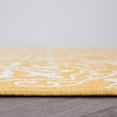 thumbnail image 3 of World Rug Gallery Transitional Geometric Textured Flat Weave Indoor/Outdoor Area Rug - YELLOW 5' X 7', 3 of 9
