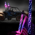thumbnail image 2 of Lámpara de asta de bandera multicolor impermeable RGB de 2/3/4/5/6 pies con luz LED para rieles de arena todoterreno/buggies, SxS, ATV, RZR, camiones, 2 of 4