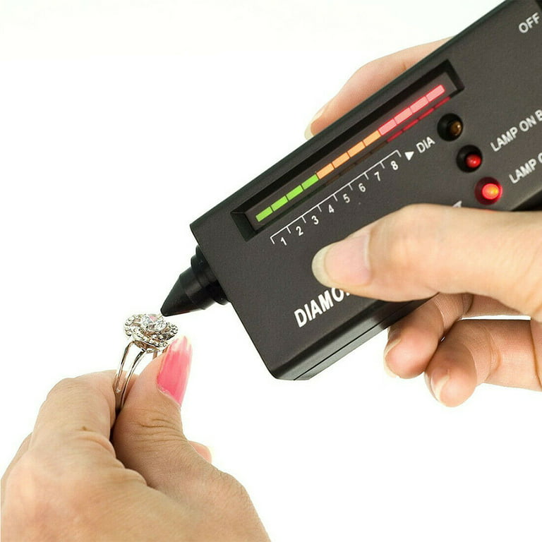 High Accuracy Diamond Tester Professional Jeweler for Novice and Expert - Diamond Selector II 9V Battery Included