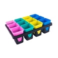 thumbnail image 3 of Bothyi Nursery Pots Tray Indoor Outdoor Sturdy Lightweight Small Seedling Pot Stand 12 Cell, 3 of 8