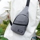 thumbnail image 1 of Strap Bag Crossbody Backpack With With Headphone Hole Strap Backpack Hiking Backpack Multipurpose Crossbody Chest Bag, 1 of 9
