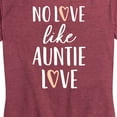 thumbnail image 3 of Instant Message - Auntie Love - Women's Short Sleeve Graphic T-Shirt, 3 of 6