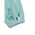 thumbnail image 3 of Garanimals Baby Girl Long Sleeve Printed Babydoll Dress, Sizes 0-24 Months, 3 of 3