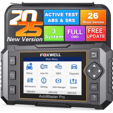 FOXWELL NT650 PRO OBD2 Scanner Car Diagnostic Bidirectional Diagnostic Scan Tool 25  Maintenance Service OBDII Car Code Reader Automotive Analyzer Lifetime Free Update via Wi-Fi