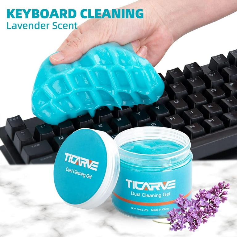 TICARVE Cleaning Gel for Car Detailing Tools Keyboard Cleaner Automotive  Dust Air Vent Interior Detail Removal Detailing Putty Universal Dust  Cleaner
