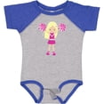 thumbnail image 3 of Inktastic Cheerleaders, Cute Girl, Blonde Hair, Cheerleading Girls Baby Bodysuit, 3 of 5