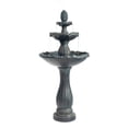 thumbnail image 4 of 48.03" Outdoor Water Fountain, 3-Tiers water feature Outdoor Freestanding Waterfall Fountains for Garden, Patio, 4 of 9