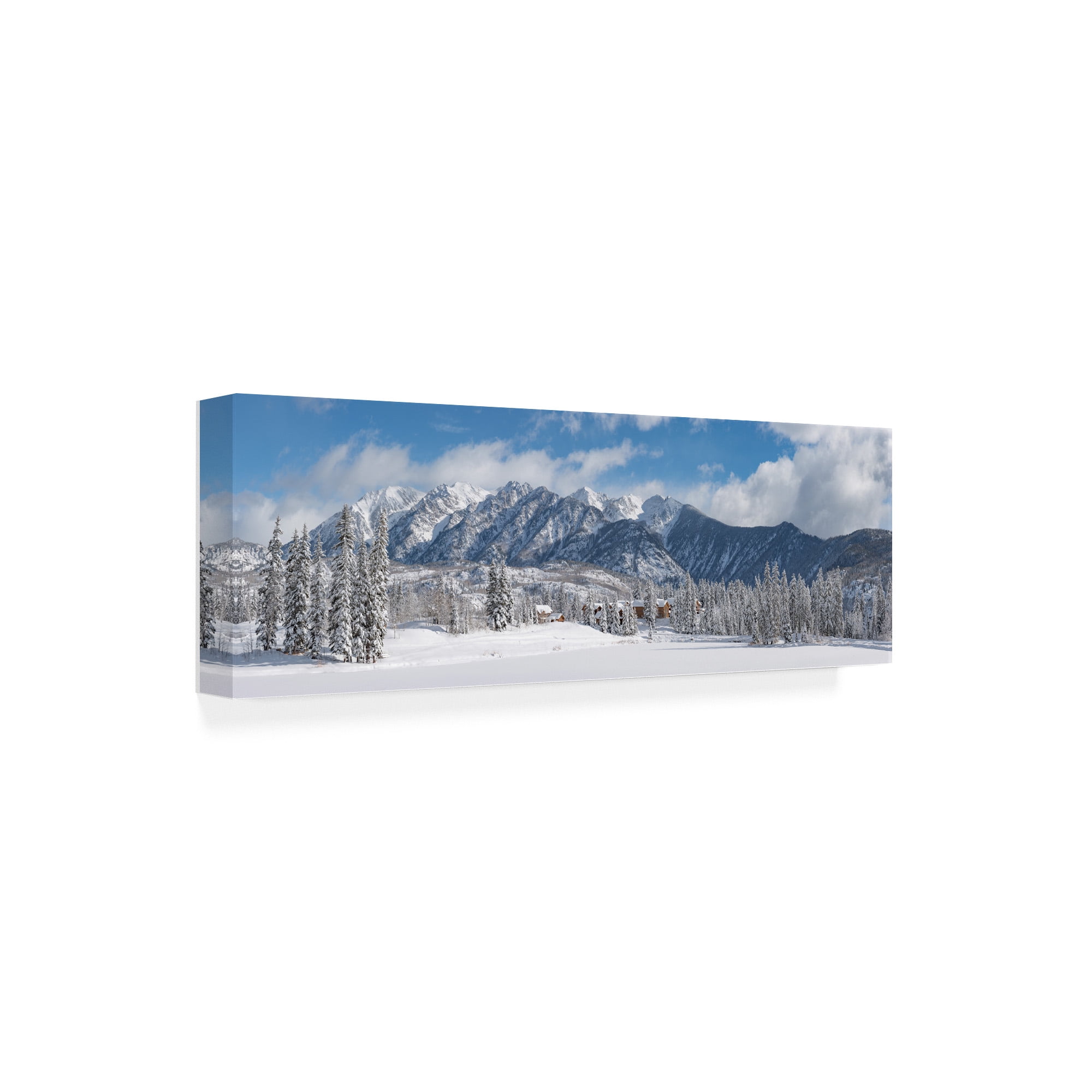 Trademark Fine Art 'Colorado Winter Wonderland' Canvas Art by Darren White Photography