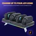 thumbnail image 6 of Charging Dock for Nintendo Switch 2 Joy-Cons - Up to 4 Switch Controllers Charging Station with RGB Lighting, LED Indicators & Audible Alerts, Type-C Port, 6 of 7
