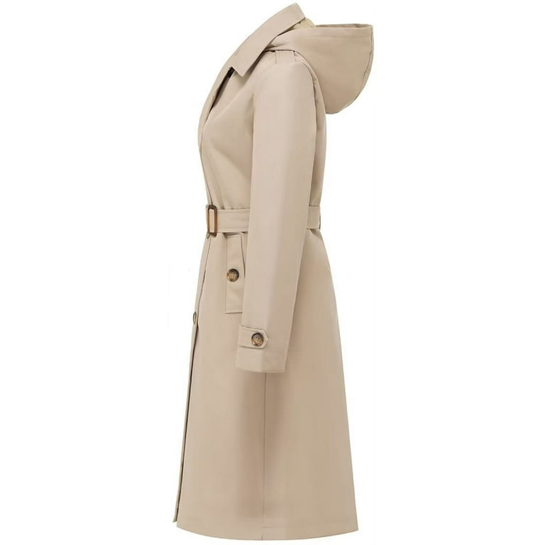 Chrisuno Gabardinas Para Mujer Elegantes Womens Pea Coat Chrisuno Gabardinas Para Mujer Elegantes Womens Pea Coat