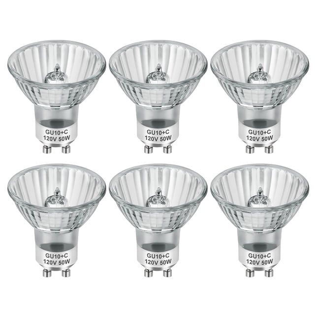 Bombillas halógenas SerbiOn GU10 120 V 50 W 2700 K blanco cálido