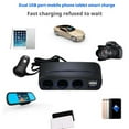 thumbnail image 4 of QHUDLV Car 3 Point Cigarette Lighter Socket Dual USB Charger Splitter Power Adapters, 4 of 9