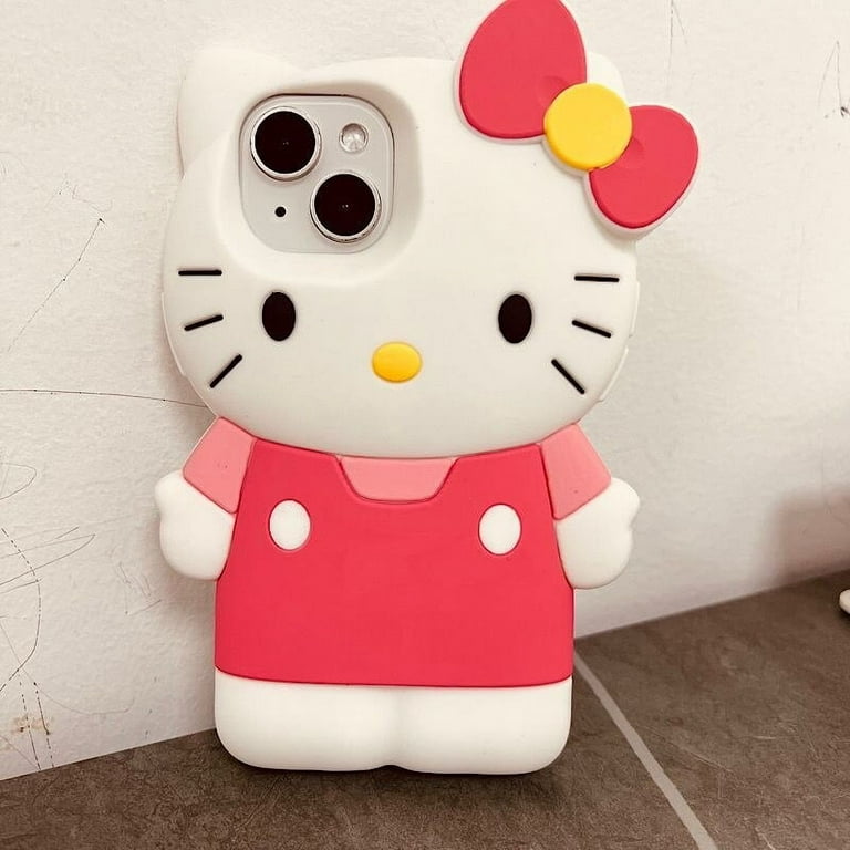 Funda De Lujo Intermitente 3D Hello Kitty iPhone 14 Pro Max 14
