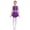 Purple, variant on Kids Girls Sequin Ballet Lyrical Dance Dress Jazz Dance Outfit Shiny Crop Top and Skirt Cheer Team Uniform Purple 6