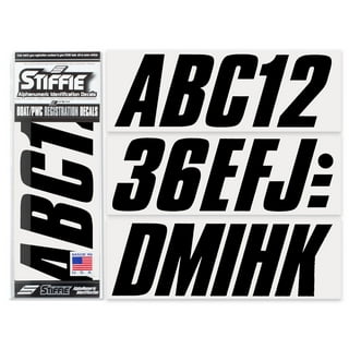 Boat Decal Numbers