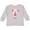 Athletic Heather, variant on Cheerleaders, Girl With Blonde Hair, Pink Uniform Girls Long Sleeve Toddler T-Shirt
