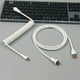 thumbnail image 4 of Likrtyny Conector Aviación Tejido Tipo C A USB Teclado Cable (Blanco), 4 of 8