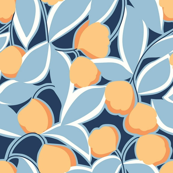 Megan Carter Talia Light Blue Peel and Stick Wallpaper