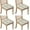 Cartoon Tractors Hay, variant on Cartoon Tractors Hay Bales White Pattern Seat Covers for Dining Room Chairs Set Of 4,Stretch Printed Washable Chair Seat Cover with Elastic Ties and Button,Removable Waterproof Couch Cushion Covers