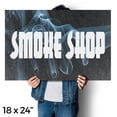 thumbnail image 4 of Smoke Shop Vinyl Decal 5 Pack of 18 Inch x 24 Inch Weatherproof Heavy-Duty Adhesive Backing | Tobacco Products, CBD Sales, Professional Display | Made in USA, 4 of 6
