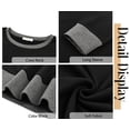 thumbnail image 6 of Fantaslook Color Block Sweatshirts for Women Crewneck Long Sleeve Shirts Fashion Tops Pullover Sweatshirts Fall Outfits, 6 of 9