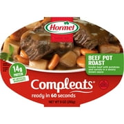 HORMEL COMPLEATS Beef Pot Roast, Shelf Stable 9 oz Plastic Tray