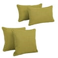 thumbnail image 1 of Blazing Needles Coussins d'Intérieur/extérieur en Polyester Filé (Ensemble de 4) - Avocat, 1 of 2